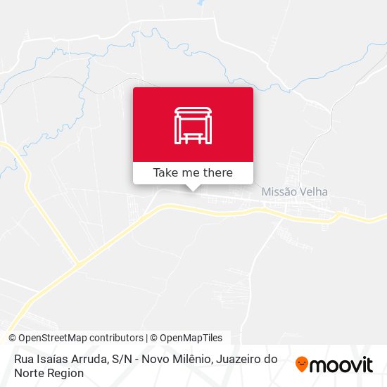 Mapa Rua Isaías Arruda, S / N - Novo Milênio