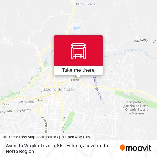 Mapa Avenida Virgílio Távora, 86 - Fátima