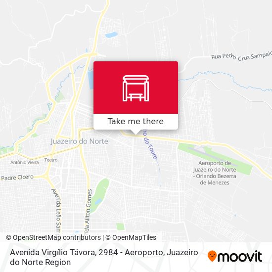 Mapa Avenida Virgílio Távora, 2984 - Aeroporto