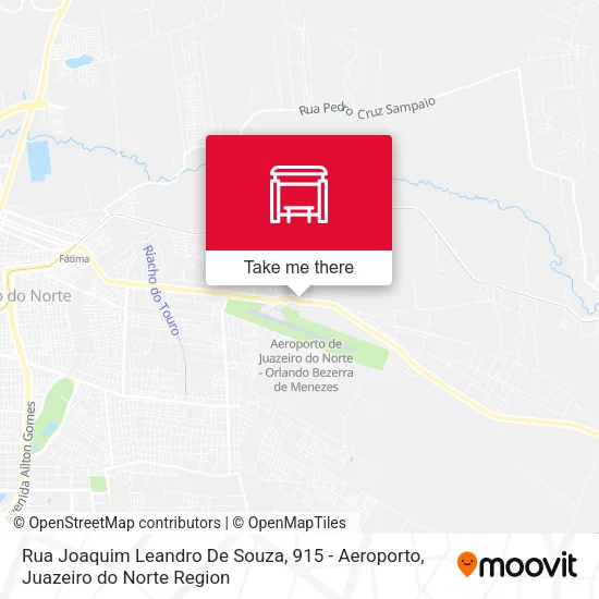 Rua Joaquim Leandro De Souza, 915 - Aeroporto map