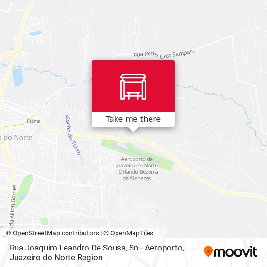 Mapa Rua Joaquim Leandro De Sousa, Sn -  Aeroporto