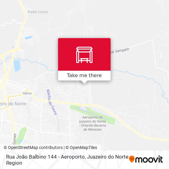 Rua João Balbino 144 - Aeroporto map