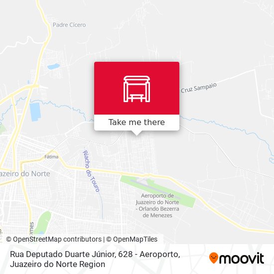 Rua Deputado Duarte Júnior, 628 - Aeroporto map