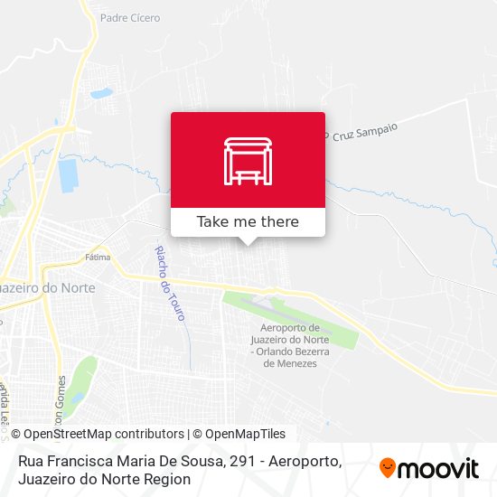 Rua Francisca Maria De Sousa, 291 - Aeroporto map