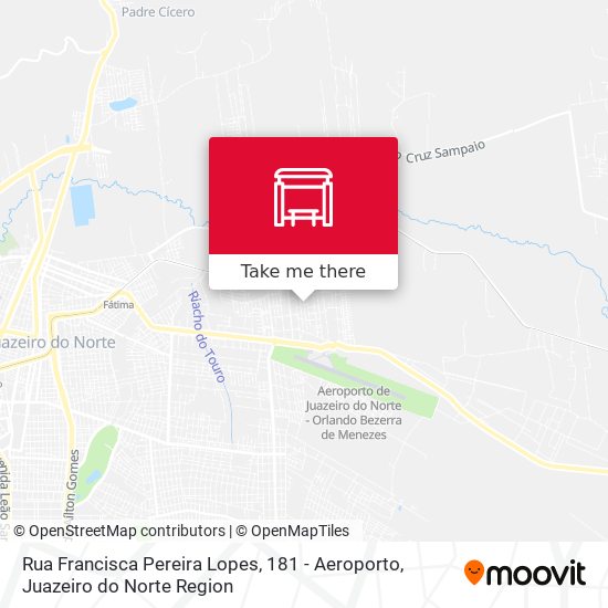 Rua Francisca Pereira Lopes, 181 - Aeroporto map