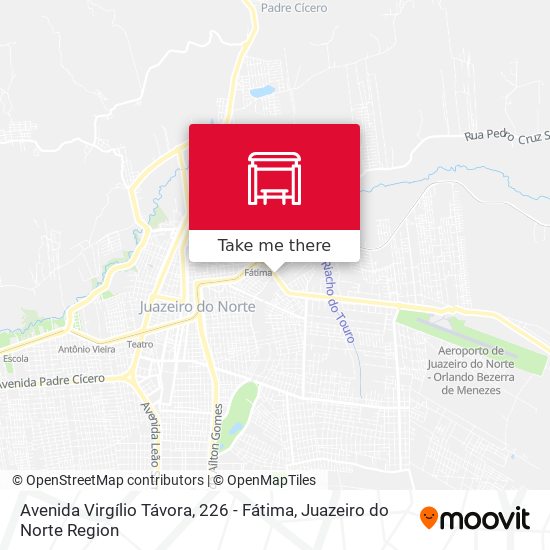 Mapa Avenida Virgílio Távora, 226 - Fátima