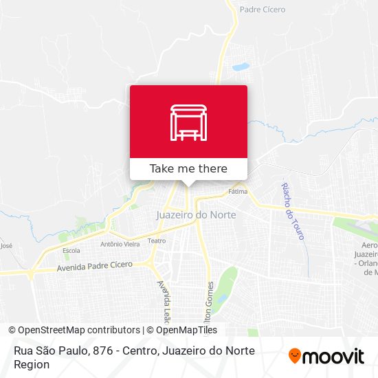 Rua São Paulo, 876 - Centro map