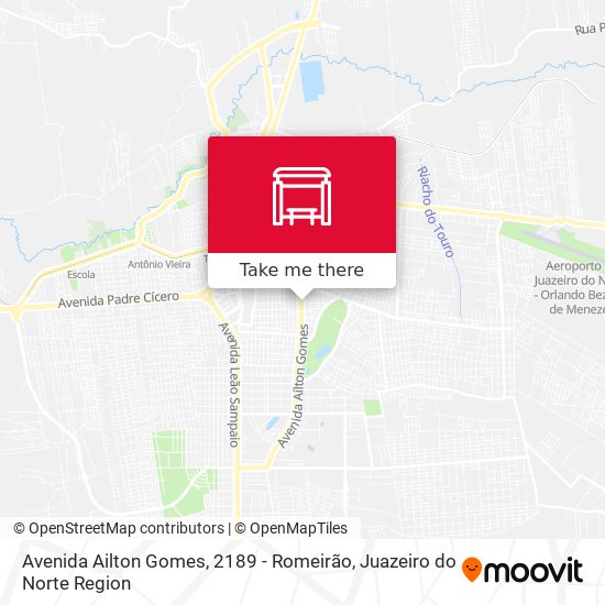 Avenida Ailton Gomes, 2189 - Romeirão map