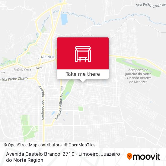 Avenida Castelo Branco, 2710 - Limoeiro map