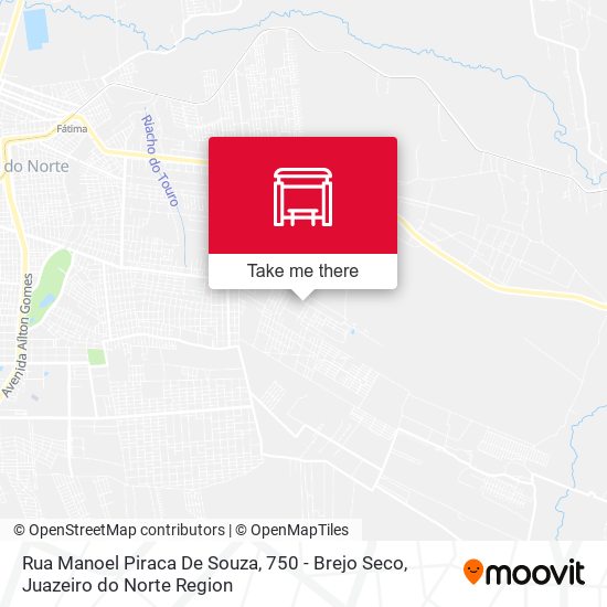 Mapa Rua Manoel Piraca De Souza, 750 - Brejo Seco