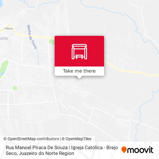 Mapa Rua Manoel Piraca De Souza | Igreja Católica - Brejo Seco