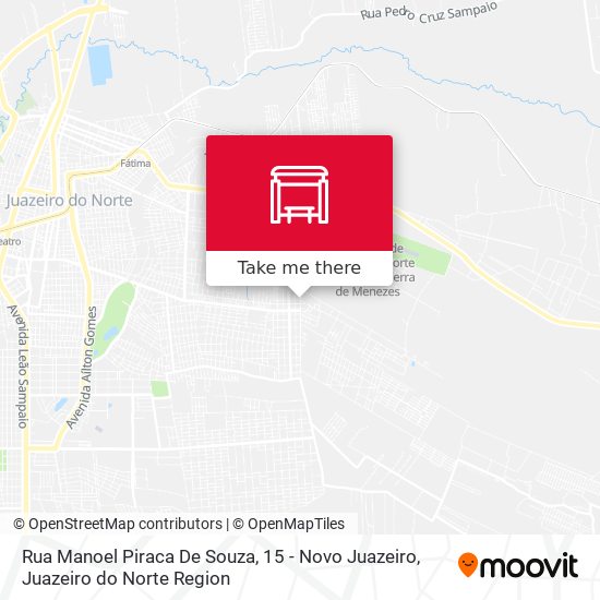 Mapa Rua Manoel Piraca De Souza, 15 - Novo Juazeiro