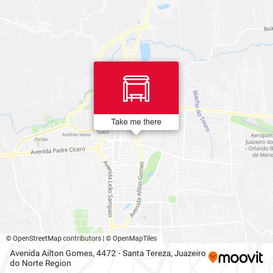 Avenida Ailton Gomes, 4472 - Santa Tereza map