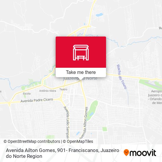 Avenida Ailton Gomes, 901- Franciscanos map