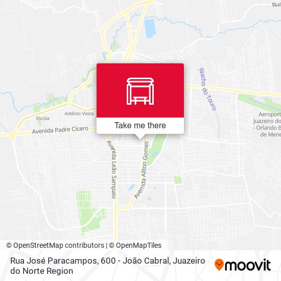 Rua José Paracampos, 600 - João Cabral map