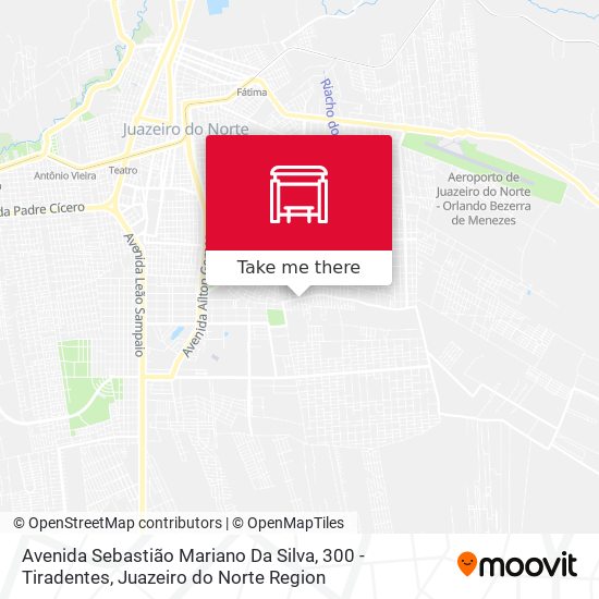 Avenida Sebastião Mariano Da Silva, 300 - Tiradentes map