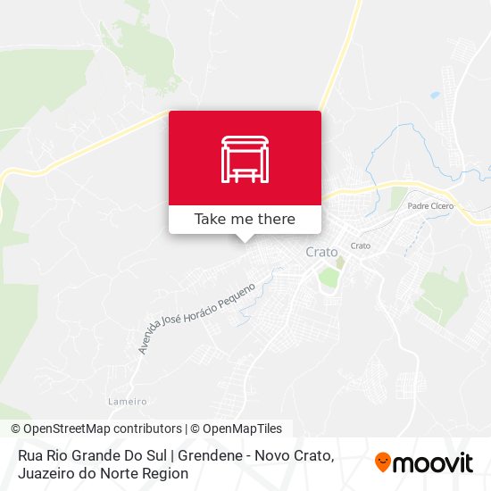 Rua Rio Grande Do Sul | Grendene - Novo Crato map