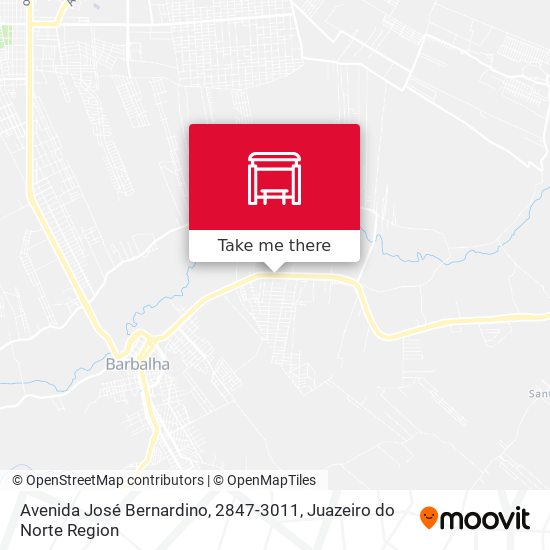 Mapa Avenida José Bernardino, 2847-3011