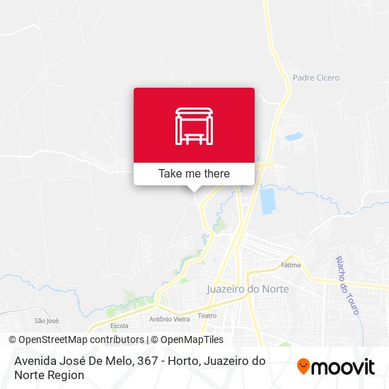 Mapa Avenida José De Melo, 367 - Horto