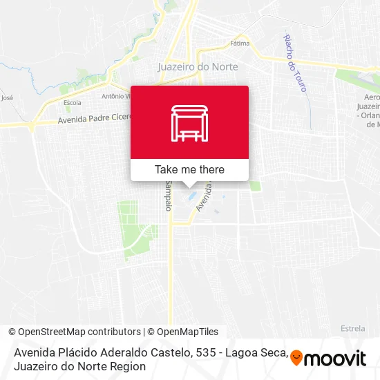 Avenida Plácido Aderaldo Castelo, 535 - Lagoa Seca map