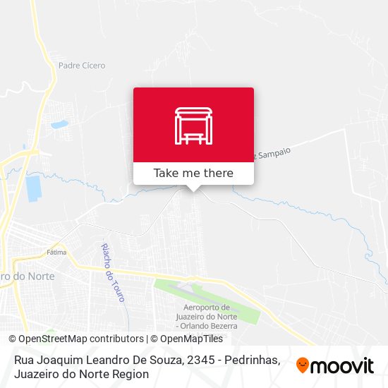 Rua Joaquim Leandro De Souza, 2345 - Pedrinhas map