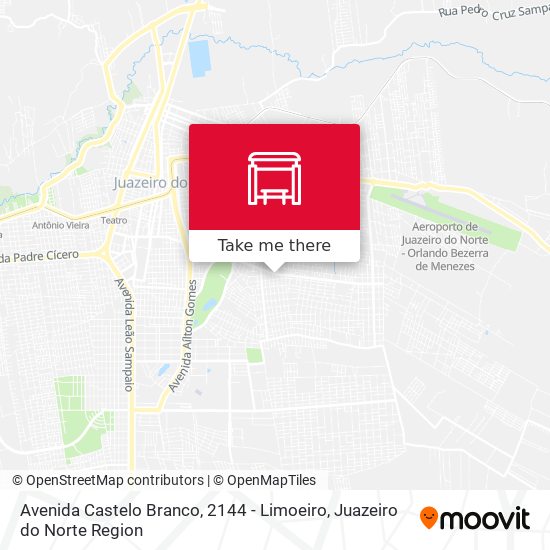 Avenida Castelo Branco, 2144 - Limoeiro map