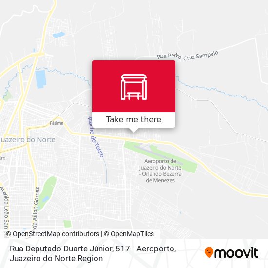 Rua Deputado Duarte Júnior, 517 - Aeroporto map