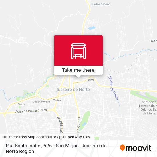 Rua Santa Isabel, 526 - São Miguel map