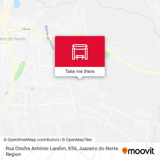 Rua Onofre Antônio Landim, 856 map