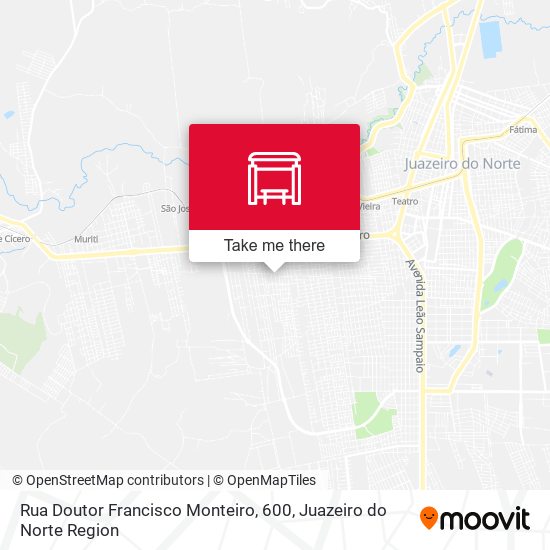 Mapa Rua Doutor Francisco Monteiro, 600
