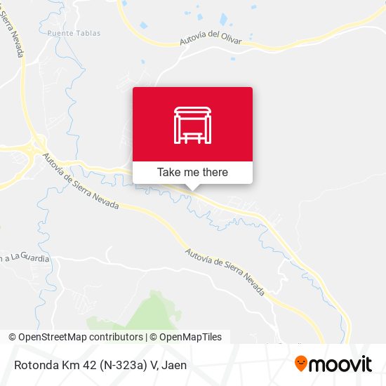 Rotonda Km 42 (N-323a) V map