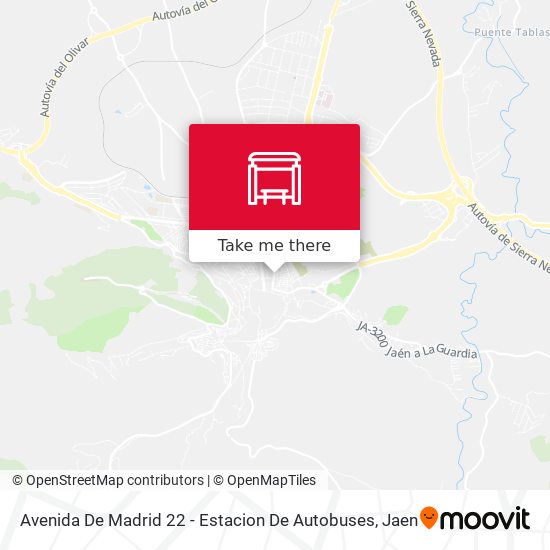 mapa Avenida De Madrid 22 - Estacion De Autobuses