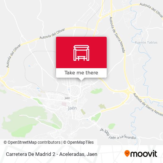 Carretera De Madrid 2 - Aceleradas map