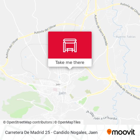 mapa Carretera De Madrid 25 - Candido Nogales