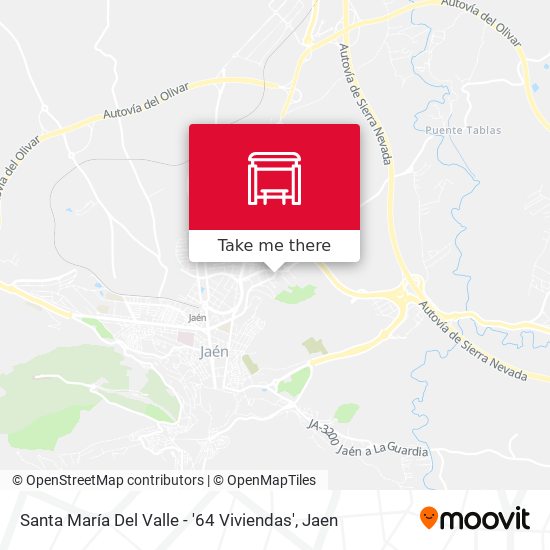 Santa María Del Valle - '64 Viviendas' map