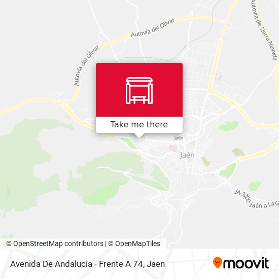 mapa Avenida De Andalucía - Frente A 74