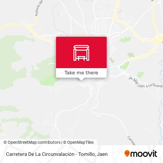 mapa Carretera De La Circunvalación - Tomillo