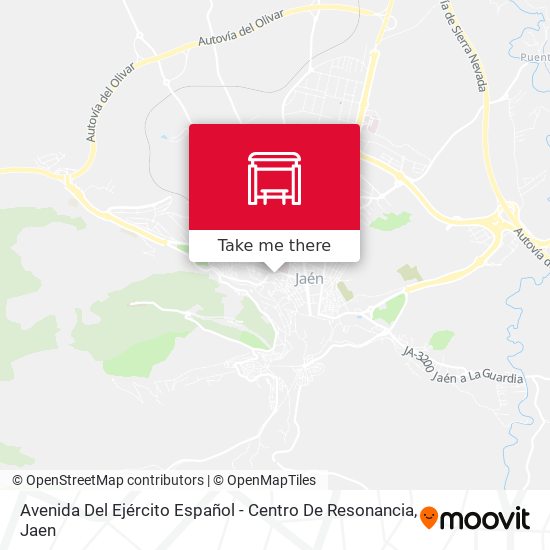 mapa Avenida Del Ejército Español - Centro De Resonancia