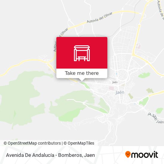 mapa Avenida De Andalucía - Bomberos