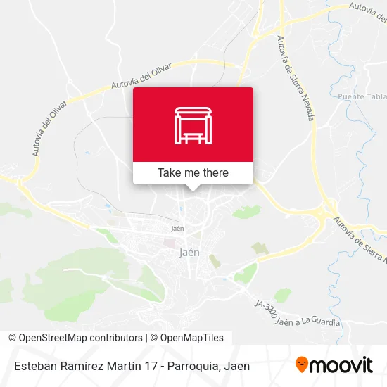 Esteban Ramírez Martín 17 - Parroquia map