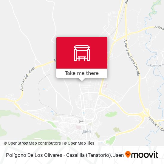 Polígono De Los Olivares - Cazalilla (Tanatorio) map