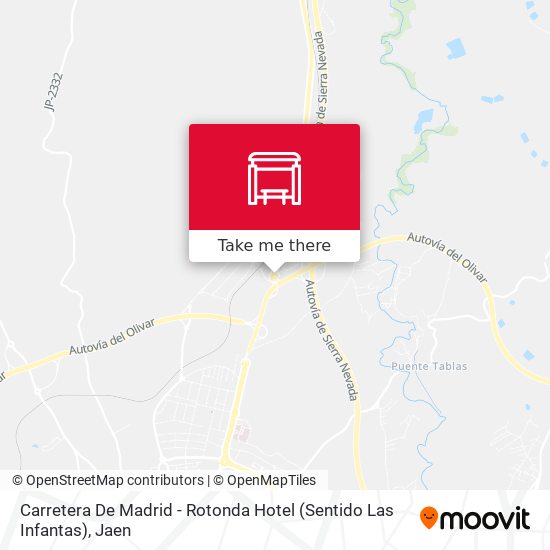 mapa Carretera De Madrid - Rotonda Hotel (Sentido Las Infantas)