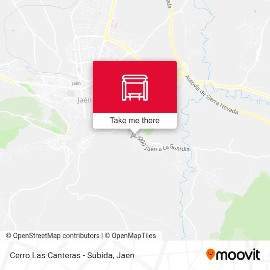 Cerro Las Canteras - Subida map