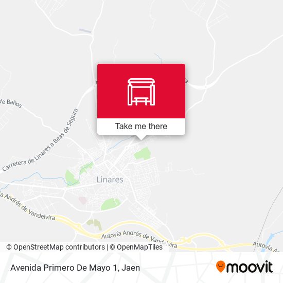 mapa Avenida Primero De Mayo 1