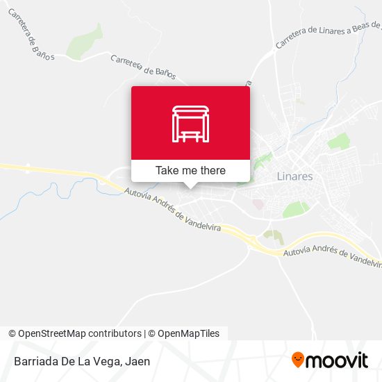 Barriada De La Vega map