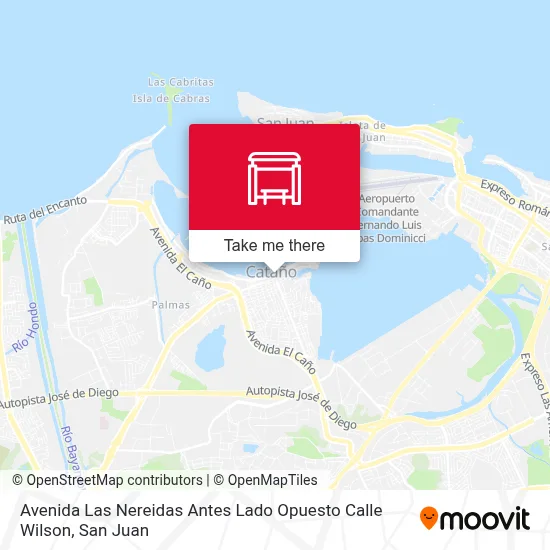 Avenida Las Nereidas Antes Lado Opuesto Calle Wilson map