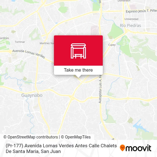 Mapa de (Pr-177) Avenida Lomas Verdes Antes Calle Chalets De Santa Maria