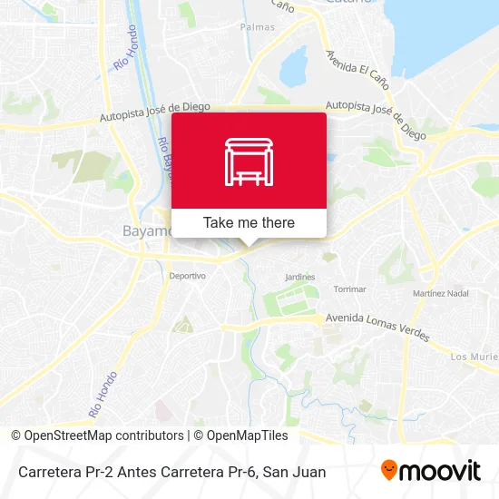 Carretera Pr-2 Antes Carretera Pr-6 map