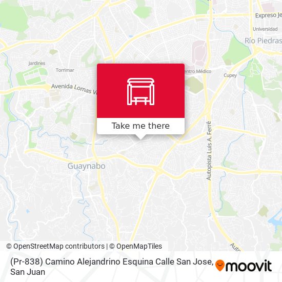 (Pr-838) Camino Alejandrino Esquina Calle San Jose map