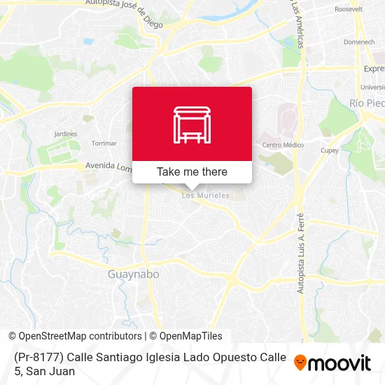 Mapa de (Pr-8177) Calle Santiago Iglesia Lado Opuesto Calle 5